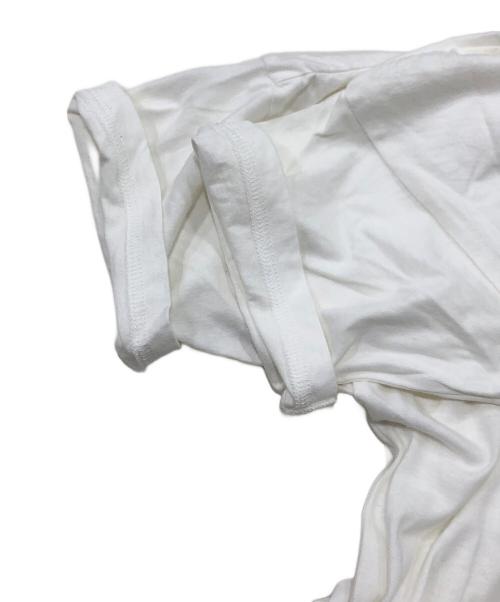 ENFOLD（エンフォルド）ENFOLD (エンフォルド) ソフト 天竺 タック ドレープ ドレス ロング ワンピース ホワイト サイズ:36の古着・服飾アイテム