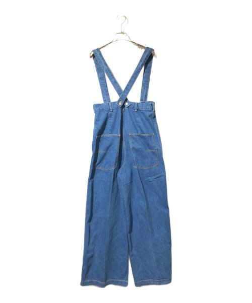 Whim Gazette（ウィムガゼット）Whim Gazette (ウィムガゼット) 【GEMINI】サスペンダーデニムパンツ インディゴ サイズ:Freeの古着・服飾アイテム