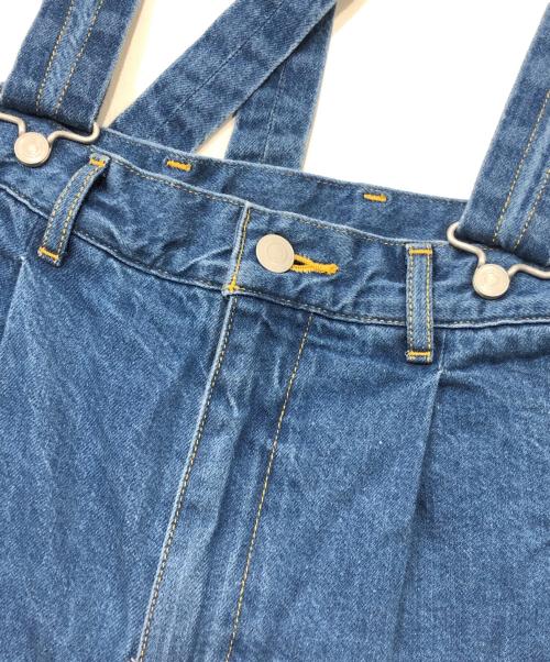 Whim Gazette（ウィムガゼット）Whim Gazette (ウィムガゼット) 【GEMINI】サスペンダーデニムパンツ インディゴ サイズ:Freeの古着・服飾アイテム