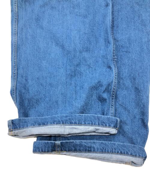 Whim Gazette（ウィムガゼット）Whim Gazette (ウィムガゼット) 【GEMINI】サスペンダーデニムパンツ インディゴ サイズ:Freeの古着・服飾アイテム