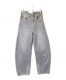 Curensology（カレンソロジー）の古着「<&RC>カーヴィーデニムパンツ」｜グレー