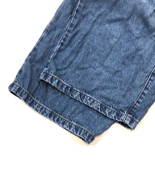 Noble（ノーブル）Noble (ノーブル) スージングデニムフォルムタックパンツ インディゴ サイズ:36の古着・服飾アイテム