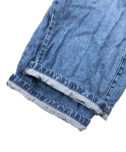 Noble（ノーブル）Noble (ノーブル) スージングデニムフォルムタックパンツ インディゴ サイズ:36の古着・服飾アイテム