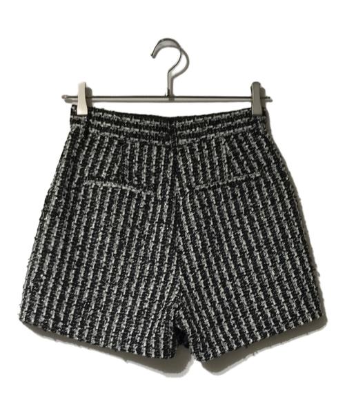 anuans（アニュアンス）anuans (アニュアンス) ツイードショートパンツ ホワイト×ブラック サイズ:M 未使用品の古着・服飾アイテム