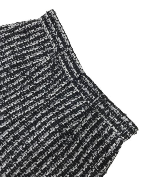 anuans（アニュアンス）anuans (アニュアンス) ツイードショートパンツ ホワイト×ブラック サイズ:M 未使用品の古着・服飾アイテム