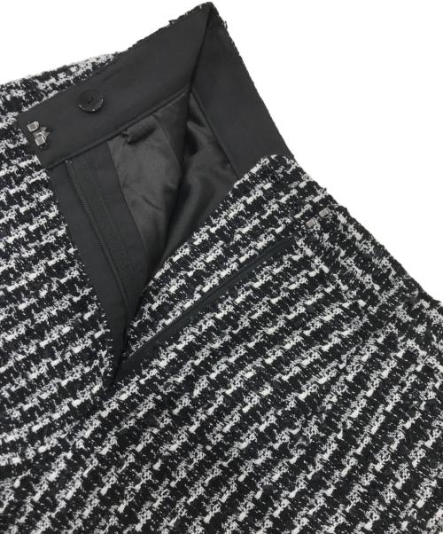 anuans（アニュアンス）anuans (アニュアンス) ツイードショートパンツ ホワイト×ブラック サイズ:M 未使用品の古着・服飾アイテム