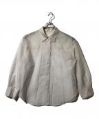 FRAY IDフレイ アイディー）の古着「オーガンジーシアーシャツ」｜アイボリー