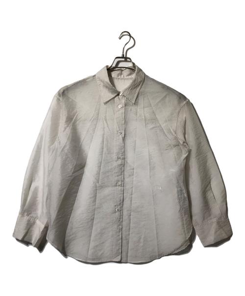 FRAY ID（フレイ アイディー）FRAY ID (フレイ アイディー) オーガンジーシアーシャツ アイボリー サイズ:Free 未使用品の古着・服飾アイテム