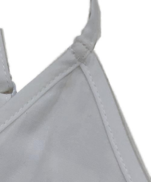 Loungedress（ラウンジドレス）Loungedress (ラウンジドレス) サテンティアードキャミワンピース ホワイト サイズ:FREEの古着・服飾アイテム