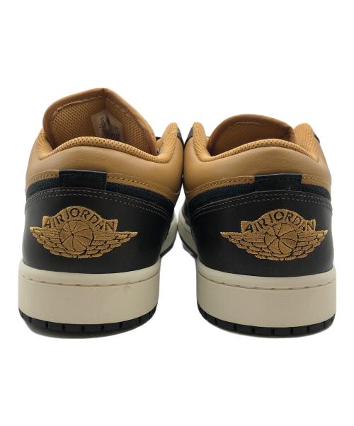 NIKE（ナイキ）NIKE (ナイキ) エアジョーダン1ロー ブラック×ブラウン サイズ:30cmの古着・服飾アイテム