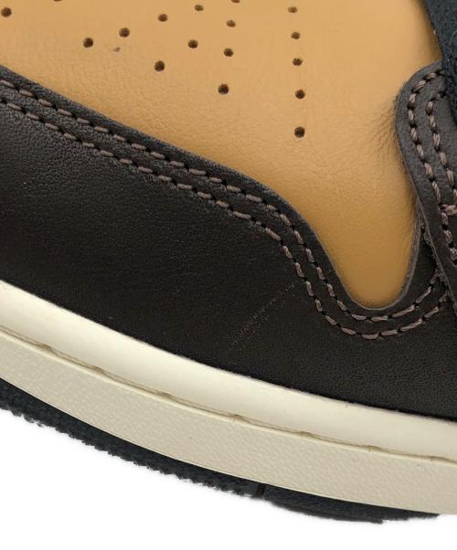 NIKE（ナイキ）NIKE (ナイキ) エアジョーダン1ロー ブラック×ブラウン サイズ:30cmの古着・服飾アイテム