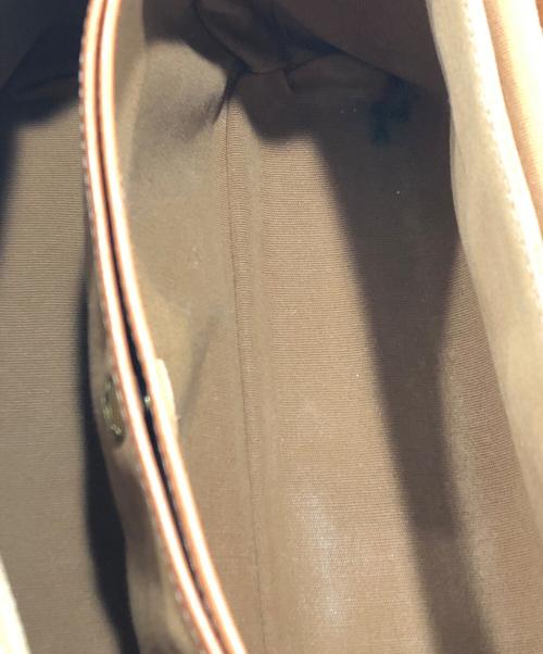 IL BISONTE（イル ビゾンテ）IL BISONTE (イル ビゾンテ) フラップレザーショルダーバッグ ブラウンの古着・服飾アイテム