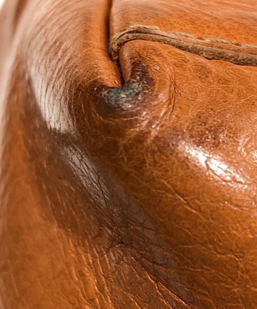 IL BISONTE（イル ビゾンテ）IL BISONTE (イル ビゾンテ) フラップレザーショルダーバッグ ブラウンの古着・服飾アイテム