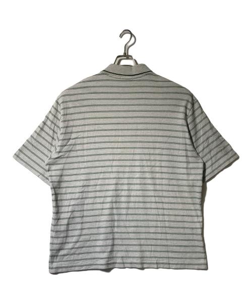 UNIVERSAL PRODUCTS.（ユニバーサルプロダクツ）UNIVERSAL PRODUCTS. (ユニバーサルプロダクツ) MULTI BORDER S/S POLO グレー サイズ:3の古着・服飾アイテム