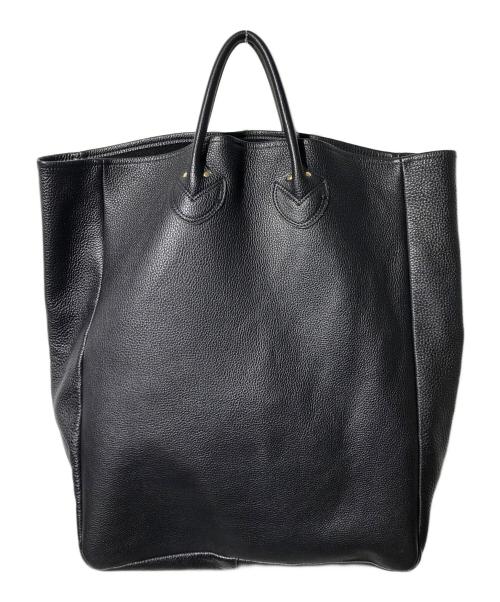 YOUNG & OLSEN The DRYGOODS STORE（ヤングアンドオルセン ザ ドライグッズストア）YOUNG & OLSEN The DRYGOODS STORE (ヤングアンドオルセン ザ ドライグッズストア) レザートートバッグ ブラックの古着・服飾アイテム