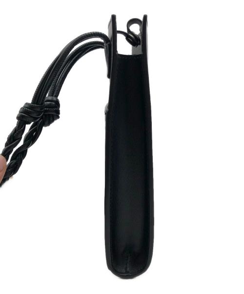 JIL SANDER（ジルサンダー）JIL SANDER (ジルサンダー) TANGLE PHONE CASE ブラックの古着・服飾アイテム