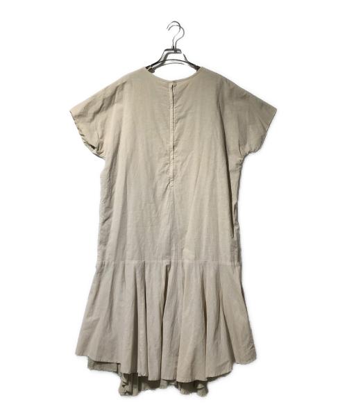 Y's（ワイズ）Y's (ワイズ) リネン混ワンピース ベージュ サイズ:2の古着・服飾アイテム