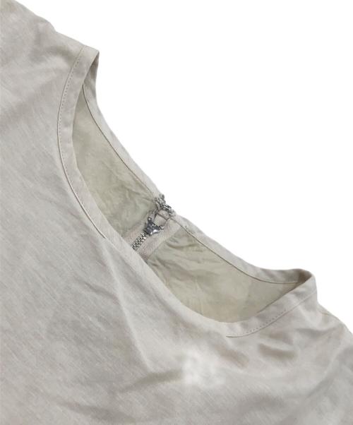 Y's（ワイズ）Y's (ワイズ) リネン混ワンピース ベージュ サイズ:2の古着・服飾アイテム