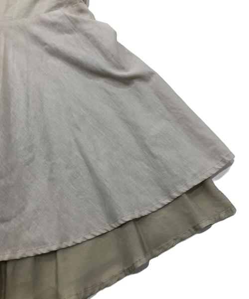 Y's（ワイズ）Y's (ワイズ) リネン混ワンピース ベージュ サイズ:2の古着・服飾アイテム