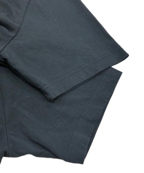 maison kitsune（メゾンキツネ）maison kitsune (メゾンキツネ) DOUBLE BOLD FOX HEAD COMFORT TEE-SHIRT（ダブル　ボールド　フォックス　ヘッド　コンフォート　ティーシャツ） ブラック サイズ:Mの古着・服飾アイテム