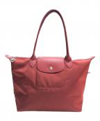 LONGCHAMPロンシャン）の古着「ハンドバッグ」｜レッド
