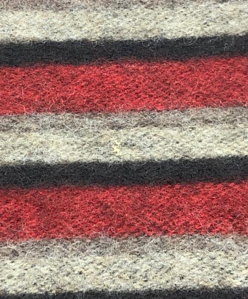 LOUIS VUITTON（ルイ ヴィトン）LOUIS VUITTON (ルイ ヴィトン) エシャルプ・レイエ レッド×ブラウンの古着・服飾アイテム