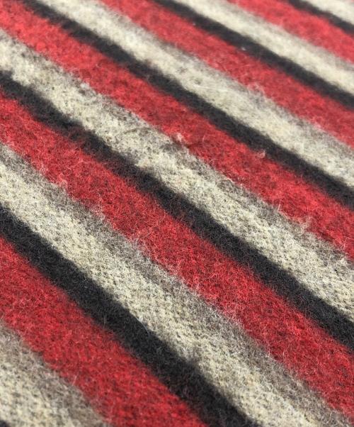 LOUIS VUITTON（ルイ ヴィトン）LOUIS VUITTON (ルイ ヴィトン) エシャルプ・レイエ レッド×ブラウンの古着・服飾アイテム