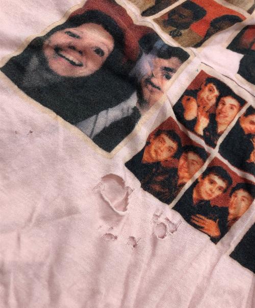 Hysteric Glamour（ヒステリックグラマー）Hysteric Glamour (ヒステリックグラマー) プリントロングスリーブカットソー ピンク サイズ:FREEの古着・服飾アイテム