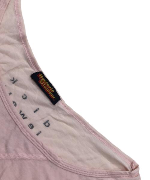 Hysteric Glamour（ヒステリックグラマー）Hysteric Glamour (ヒステリックグラマー) プリントロングスリーブカットソー ピンク サイズ:FREEの古着・服飾アイテム