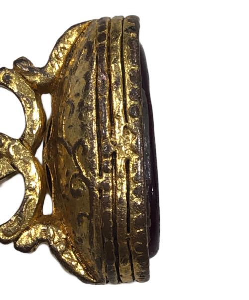 CHANEL（シャネル）CHANEL (シャネル) ココマーク印章モチーフキーホルダー ゴールドの古着・服飾アイテム