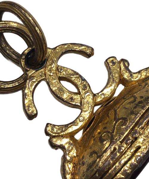 CHANEL（シャネル）CHANEL (シャネル) ココマーク印章モチーフキーホルダー ゴールドの古着・服飾アイテム