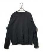 Graphpaperグラフペーパー）の古着「ラグランスリーブスウェット」｜ブラック