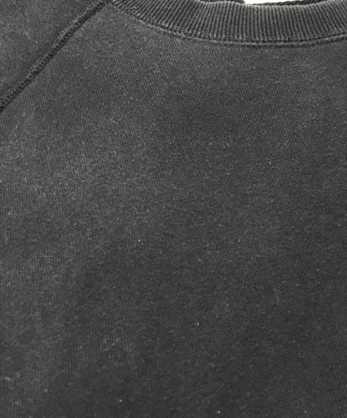 Graphpaper（グラフペーパー）Graphpaper (グラフペーパー) ラグランスリーブスウェット ブラック サイズ:1の古着・服飾アイテム