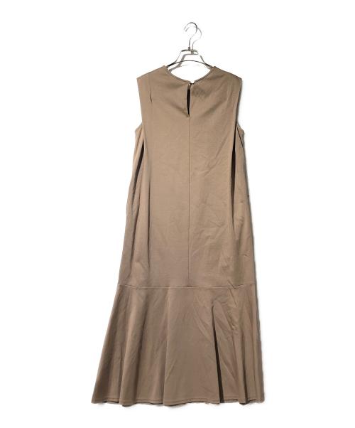SOEJU（ソージュ）SOEJU (ソージュ) ノースリーブロングフレアワンピース ブラウン サイズ:Lの古着・服飾アイテム