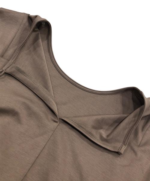 SOEJU（ソージュ）SOEJU (ソージュ) ノースリーブロングフレアワンピース ブラウン サイズ:Lの古着・服飾アイテム