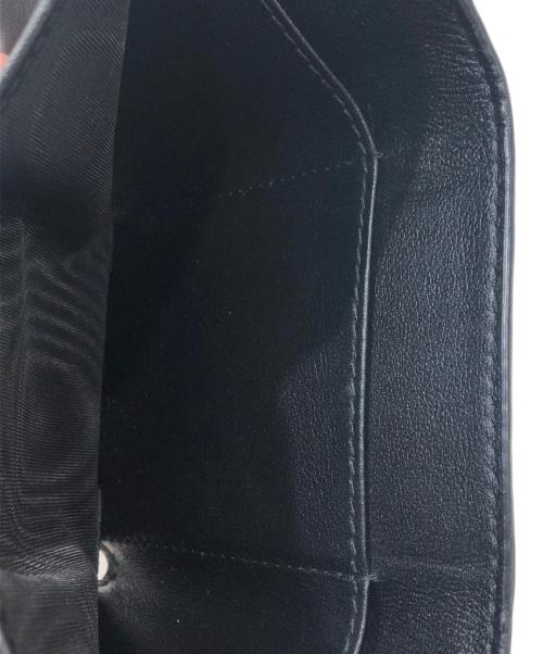 PRADA（プラダ）PRADA (プラダ) サフィアーノ-コンパクトウォレット ブラックの古着・服飾アイテム