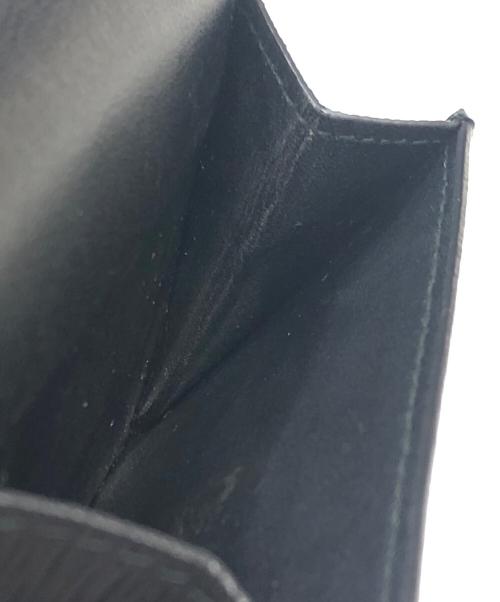 PRADA（プラダ）PRADA (プラダ) サフィアーノ-コンパクトウォレット ブラックの古着・服飾アイテム