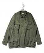 US ARMYユーエスアーミー）の古着「ジャングルファティーグ ジャケット」｜グリーン