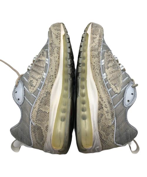 NIKE（ナイキ）NIKE (ナイキ) SUPREME (シュプリーム) エアマックス98 ベージュ×グレー サイズ:27の古着・服飾アイテム