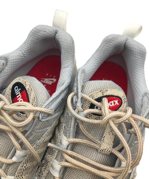 NIKE（ナイキ）NIKE (ナイキ) SUPREME (シュプリーム) エアマックス98 ベージュ×グレー サイズ:27の古着・服飾アイテム