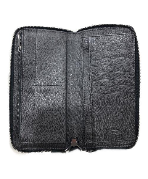 TOD'S（トッズ）TOD'S (トッズ) ラウンドジップウォレット ブラウンの古着・服飾アイテム