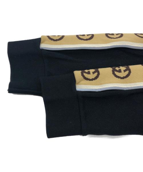 GUCCI（グッチ）GUCCI (グッチ) インターロッキングポロシャツ ブラック サイズ:Sの古着・服飾アイテム