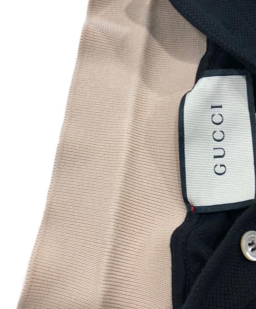 GUCCI（グッチ）GUCCI (グッチ) インターロッキングポロシャツ ブラック サイズ:Sの古着・服飾アイテム