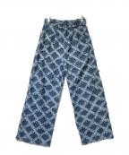 Casper Johnキャスパージョン）の古着「シークレットフレアジャガードデニム」｜インディゴ