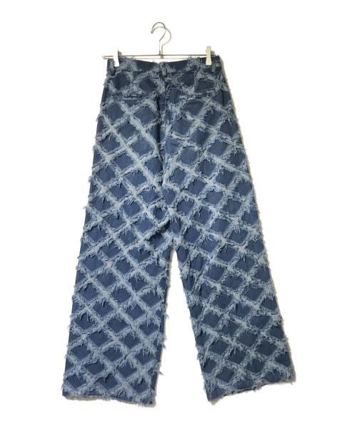 Casper John（キャスパージョン）Casper John (キャスパージョン) シークレットフレアジャガードデニム インディゴ サイズ:Sの古着・服飾アイテム