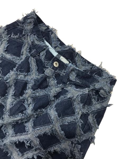 Casper John（キャスパージョン）Casper John (キャスパージョン) シークレットフレアジャガードデニム インディゴ サイズ:Sの古着・服飾アイテム