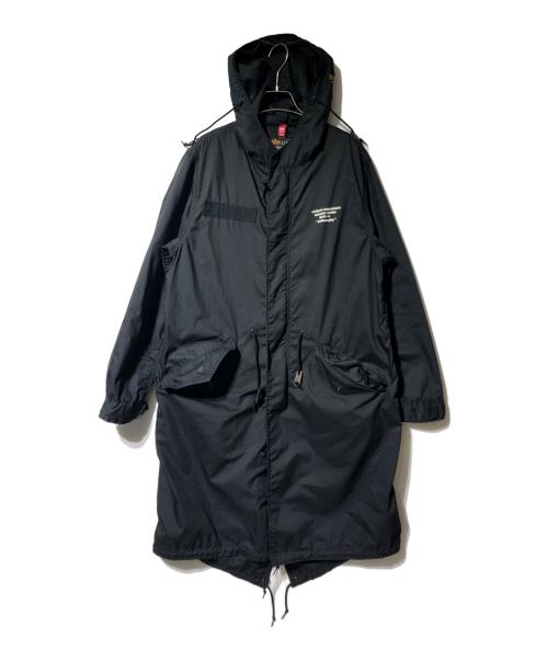 uniform experiment（ユニフォームエクスペリメント）uniform experiment (ユニフォームエクスペリメント) ALPHA (アルファ) M-51 MODS COAT ブラック サイズ:Mの古着・服飾アイテム