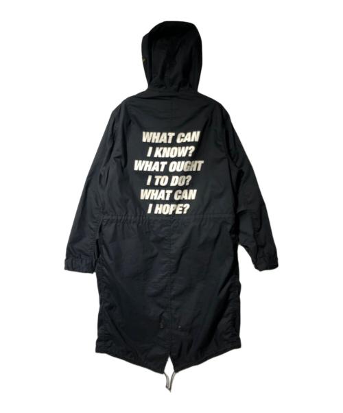 uniform experiment（ユニフォームエクスペリメント）uniform experiment (ユニフォームエクスペリメント) ALPHA (アルファ) M-51 MODS COAT ブラック サイズ:Mの古着・服飾アイテム