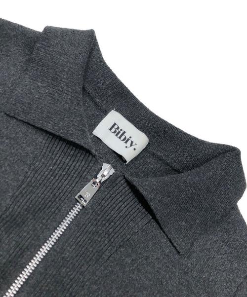 Bibiy.（ビビィ）Bibiy. (ビビィ) LISA PEPURAMU KNIT グレー サイズ:Fの古着・服飾アイテム