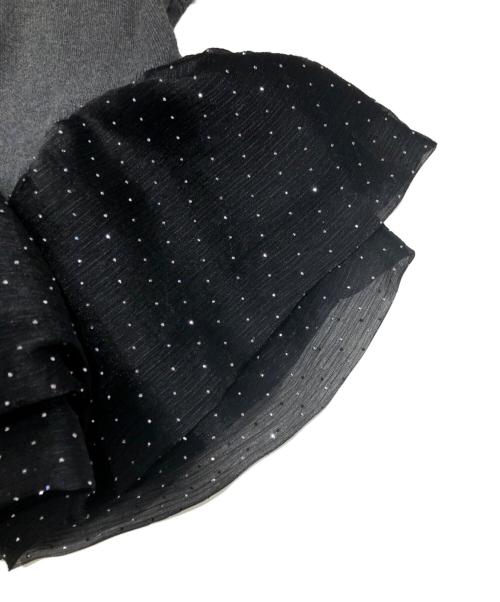 Bibiy.（ビビィ）Bibiy. (ビビィ) LISA PEPURAMU KNIT グレー サイズ:Fの古着・服飾アイテム